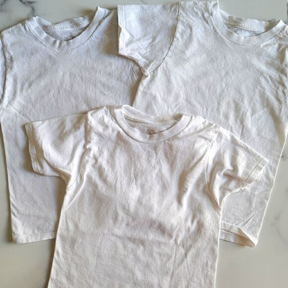 Fruit of the Loom basic white crew tee shirt bundl - Picture 1 of 6